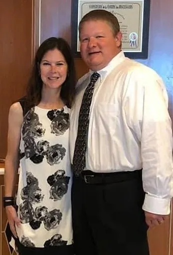 Jason Kalenborn with his wife